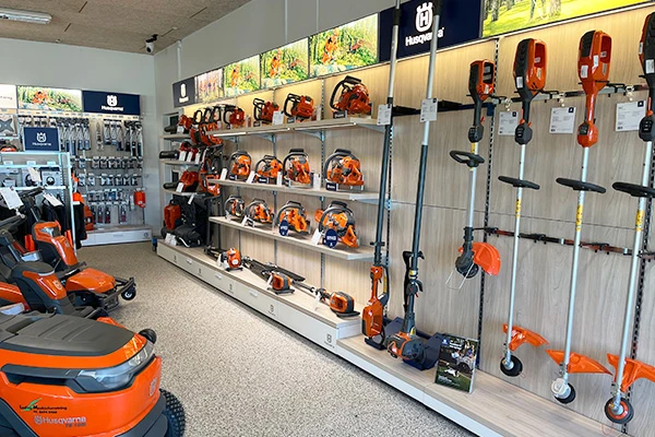 Lading Maskinforretning butik og showroom